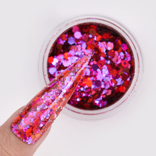  LDS Fairytale Glitter Nail Art - FT02 - Vampire Lovers - 0.5 oz by LDS sold by DTK Nail Supply
