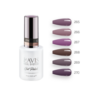  Lavis Gel Fall Winter Set G6 (6 colors): 265, 266, 267, 268, 269, 270 by LAVIS NAILS sold by DTK Nail Supply