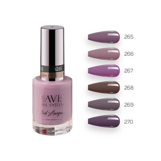  Lavis Nail Lacquer Fall Winter Set N7 (6 colors): 265, 266, 267, 268, 269, 270 by LAVIS NAILS sold by DTK Nail Supply
