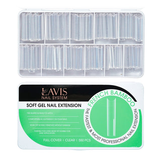  LAVIS - French Bamboo (Half Cover) by LAVIS NAILS TOOL sold by DTK Nail Supply