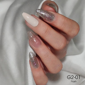 LAVIS Glitter G02 - 01 - Gel Polish 0.5 oz - Pillow Talk Collection by LAVIS NAILS sold by DTK Nail Supply