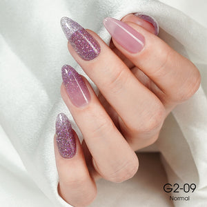 LAVIS Glitter G02 - 09 - Gel Polish 0.5 oz - Pillow Talk Collection by LAVIS NAILS sold by DTK Nail Supply