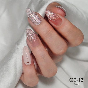 LAVIS Glitter G02 - 13 - Gel Polish 0.5 oz - Pillow Talk Collection by LAVIS NAILS sold by DTK Nail Supply