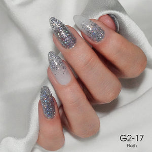 LAVIS Glitter G02 - 17 - Gel Polish 0.5 oz - Pillow Talk Collection by LAVIS NAILS sold by DTK Nail Supply
