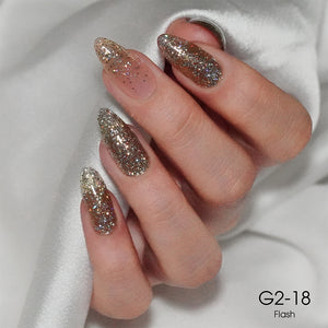 LAVIS Glitter G02 - 18 - Gel Polish 0.5 oz - Pillow Talk Collection by LAVIS NAILS sold by DTK Nail Supply