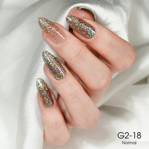 LAVIS Glitter G02 - 18 - Gel Polish 0.5 oz - Pillow Talk Collection by LAVIS NAILS sold by DTK Nail Supply
