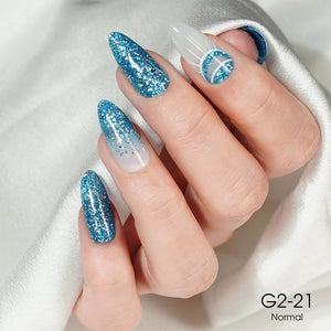 LAVIS Glitter G02 - 21 - Gel Polish 0.5 oz - Pillow Talk Collection by LAVIS NAILS sold by DTK Nail Supply