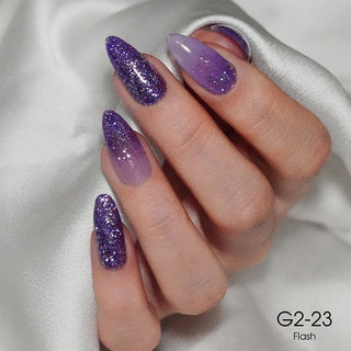 LAVIS Glitter G02 - 23 - Gel Polish 0.5 oz - Pillow Talk Collection by LAVIS NAILS sold by DTK Nail Supply