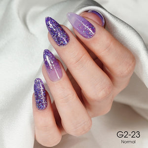 LAVIS Glitter G02 - 23 - Gel Polish 0.5 oz - Pillow Talk Collection by LAVIS NAILS sold by DTK Nail Supply