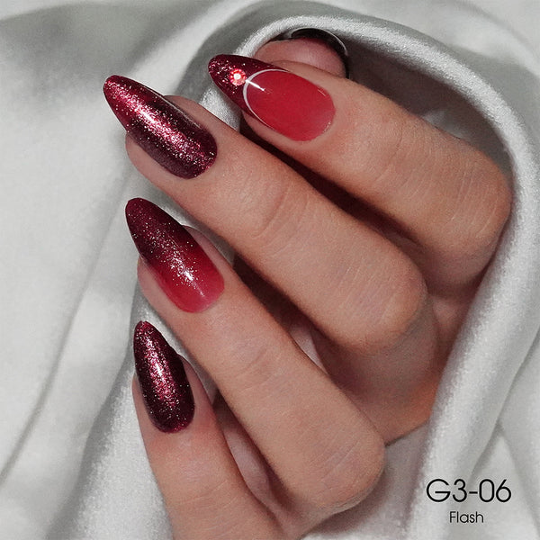 LAVIS Glitter G03 - 06 - Gel Polish 0.5 oz - Barbie Collection by LAVIS NAILS sold by DTK Nail Supply