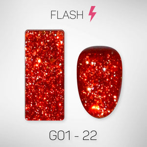 LAVIS Glitter G01 - 22 - Gel Polish 0.5 oz - Galaxy Collection by LAVIS NAILS sold by DTK Nail Supply