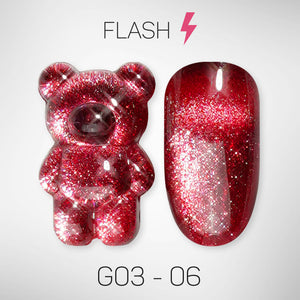 LAVIS Glitter G03 - 06 - Gel Polish 0.5 oz - Barbie Collection by LAVIS NAILS sold by DTK Nail Supply