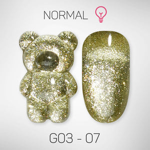 LAVIS Glitter G03 - 07 - Gel Polish 0.5 oz - Barbie Collection by LAVIS NAILS sold by DTK Nail Supply