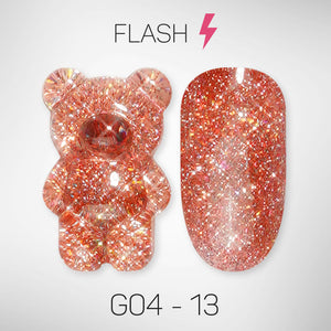 LAVIS Glitter G04 - 13 - Gel Polish 0.5 oz - Couture Collection by LAVIS NAILS sold by DTK Nail Supply