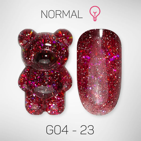 LAVIS Glitter G04 - 23 - Gel Polish 0.5 oz - Couture Collection by LAVIS NAILS sold by DTK Nail Supply