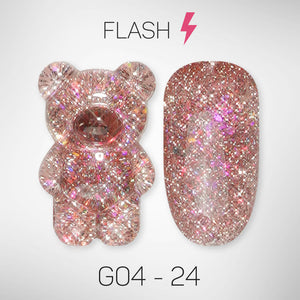 LAVIS Glitter G04 - 24 - Gel Polish 0.5 oz - Couture Collection by LAVIS NAILS sold by DTK Nail Supply