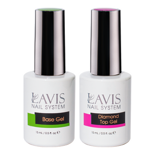  LAVIS Holiday Gift Bundle Set 2: 7 Gel & Lacquer, 1 Base Gel, 1 Top Gel - 070; 013; 007; 044; 071; 077; 045 by LAVIS NAILS sold by DTK Nail Supply