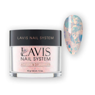  LAVIS Holographic Glitter GL02 - Acrylic & Dip Powder 1.5 oz by LAVIS NAILS sold by DTK Nail Supply