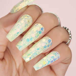  LAVIS Holographic Glitter GL03 - Acrylic & Dip Powder 1.5 oz by LAVIS NAILS sold by DTK Nail Supply