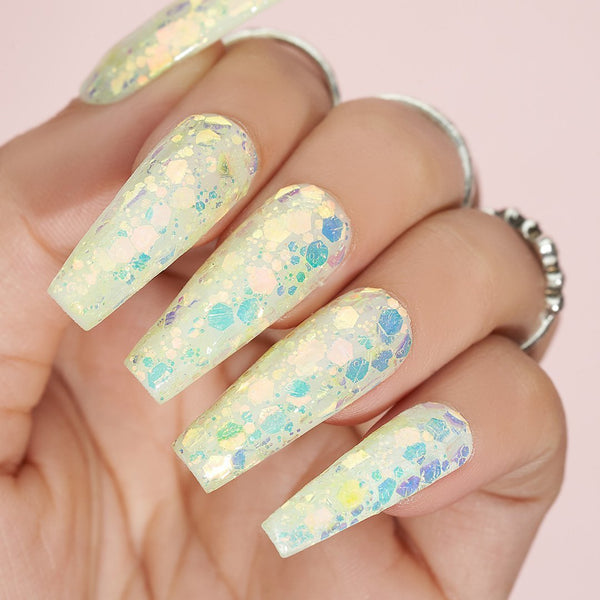  LAVIS Holographic Glitter GL03 - Acrylic & Dip Powder 1.5 oz by LAVIS NAILS sold by DTK Nail Supply