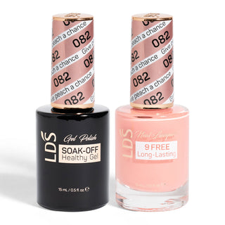  LDS Spring Healthy Gel & Matching Lacquer Bundle 7: 018, 088, 082, BT by LDS sold by DTK Nail Supply
