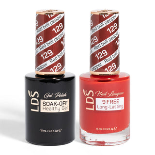  LDS Summer Healthy Gel  Matching Lacquer Bundle 2: 129, 111, 119, 104, 105, 100, 035, BT by LDS sold by DTK Nail Supply