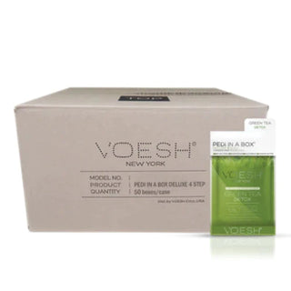  VOESH - CASE OF 50 Pedi a Box (4 Step) - GREEN TEA by VOESH sold by DTK Nail Supply