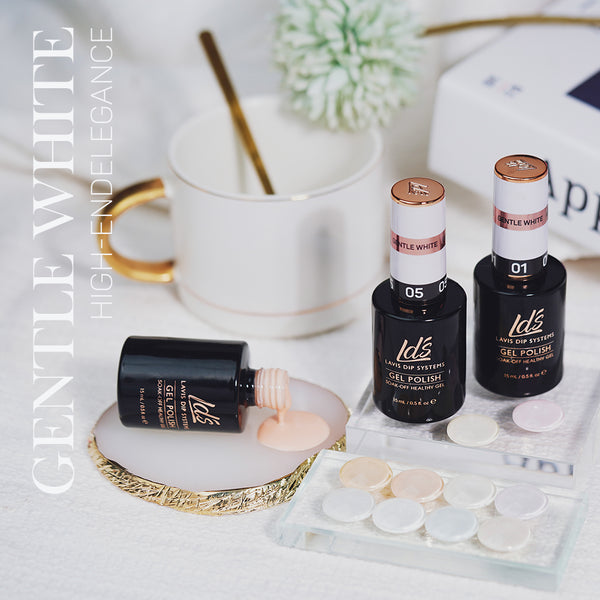  LDS GW Set 12 Colors - Gentle White Collection by LDS sold by DTK Nail Supply