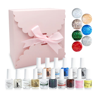  GELIXIR Holiday Gift Bundle: 7 Gel & Lacquer, 1 Base Gel, 1 Top Gel - 037, 134, 178, 103, 091, 082, 093 by Gelixir sold by DTK Nail Supply