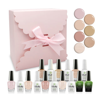  SNS Holiday Gift Bundle: 7 Gel & Lacquer, 1 Base Gel, 1 Top Gel - DW12, BP31, DW06, HH17, BD21, DW05, BM08 by SNS sold by DTK Nail Supply