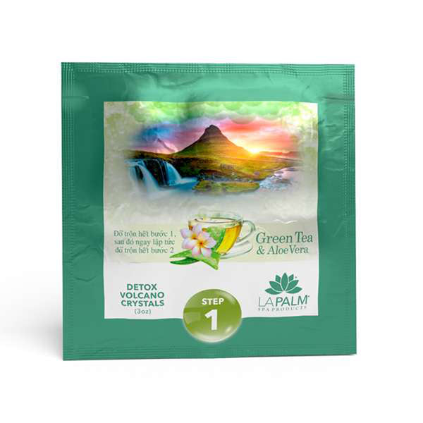  Volcano Spa - Green Tea and Aloe Vera (6 step) by La Palm sold by DTK Nail Supply