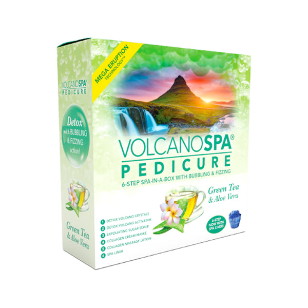  Volcano Spa - Green Tea and Aloe Vera (6 step) by La Palm sold by DTK Nail Supply