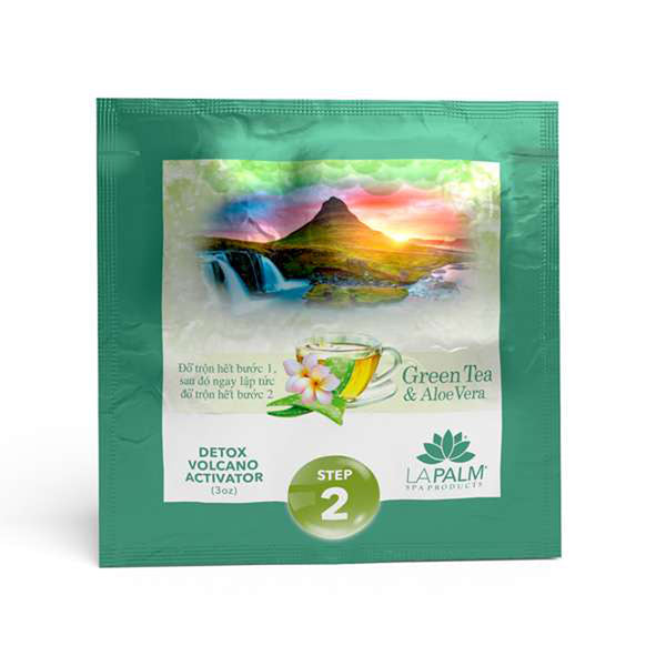  Volcano Spa - Green Tea and Aloe Vera (6 step) by La Palm sold by DTK Nail Supply