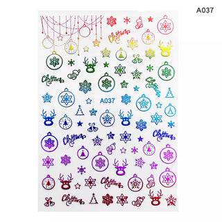  3D Winter Nail Art Stickers A037 by OTHER sold by DTK Nail Supply
