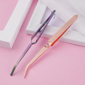 Silver Stainless Steel Nail Shaping Tweezers by OTHER sold by DTK Nail Supply