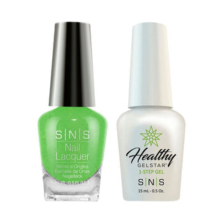  SNS Gel Nail Polish Duo - HH01 Green Colors by SNS sold by DTK Nail Supply