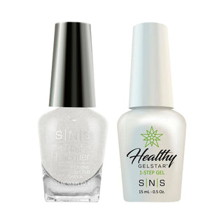  SNS Gel Nail Polish Duo - HH21 White Colors by SNS sold by DTK Nail Supply