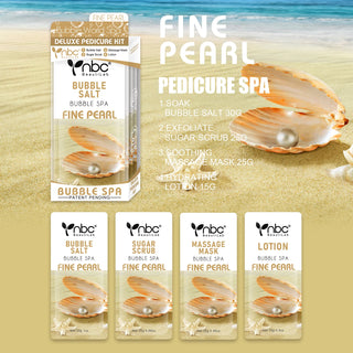  NBC Fine Pearl - 4 Step Pedicure kit by NBC sold by DTK Nail Supply