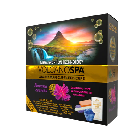  Volcano Spa Havana Secrets Pedicure Kit - Pedicure Spa Kit CBD (10 step) by La Palm sold by DTK Nail Supply