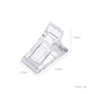  1Pcs Plastic Nails Mold Holder Fashion Extend the Glue Shaping Clip All for Manicure Design by OTHER sold by DTK Nail Supply