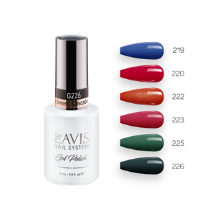  Lavis Gel Sunset With Love Set G5 (6 colors): 219, 220, 222, 223, 225, 226 by LAVIS NAILS sold by DTK Nail Supply