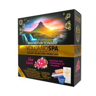  Volcano Spa Hot Lava Pedicure Kit - Pedicure Spa Kit CBD (10 step) by La Palm sold by DTK Nail Supply