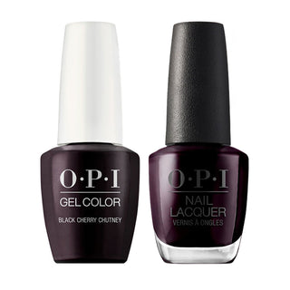  OPI Gel Nail Polish Duo - I43 Black Cherry Chutney - Purple Colors by OPI sold by DTK Nail Supply
