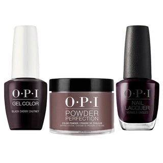  OPI 3 in 1 - I43 Black Cherry Chutney - Dip, Gel & Lacquer Matching by OPI sold by DTK Nail Supply