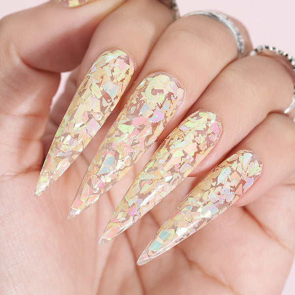  LDS Irregular Flakes Glitter DIG04 0.5 oz by LDS sold by DTK Nail Supply