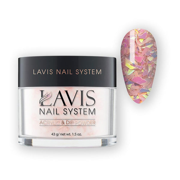  LAVIS Irregular Flakes Glitter IG05 - Acrylic & Dip Powder 1.5 oz by LAVIS NAILS sold by DTK Nail Supply