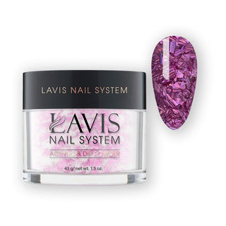  LAVIS Irregular Flakes Glitter IG08 - Acrylic & Dip Powder 1.5 oz by LAVIS NAILS sold by DTK Nail Supply