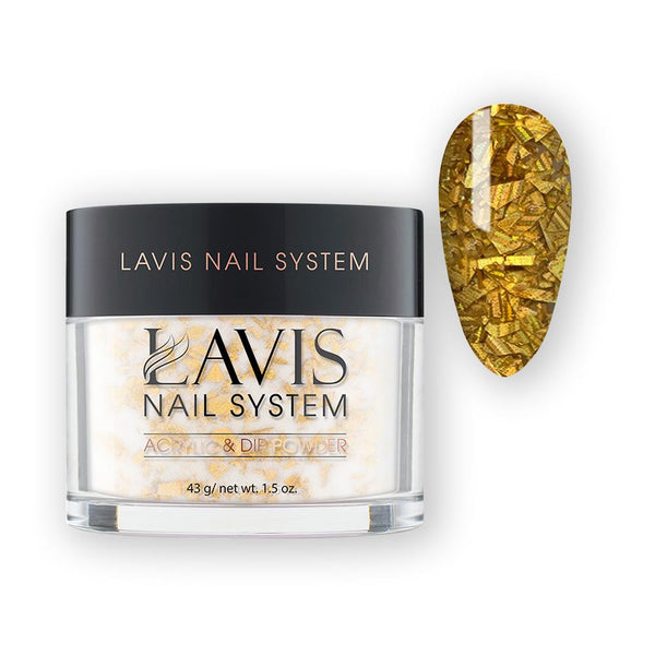  LAVIS Irregular Flakes Glitter IG09 - Acrylic & Dip Powder 1.5 oz by LAVIS NAILS sold by DTK Nail Supply