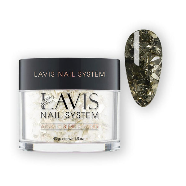  LAVIS Irregular Flakes Glitter IG14 - Acrylic & Dip Powder 1.5 oz by LAVIS NAILS sold by DTK Nail Supply