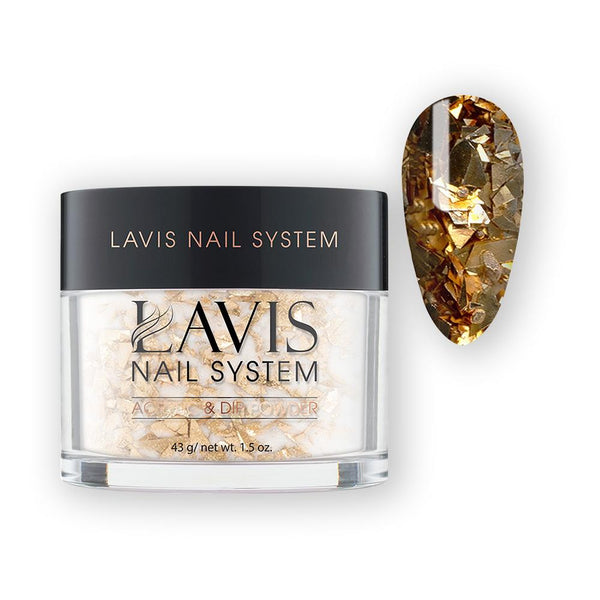  LAVIS Irregular Flakes Glitter IG15 - Acrylic & Dip Powder 1.5 oz by LAVIS NAILS sold by DTK Nail Supply